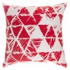TreeWool 2 Pack Cushion Covers Ikat Triangle Geometric Accent in