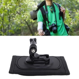 Zopsc Backpack Mount Shoulder Strap Clamp/Holder Holder, Storage Case 360 Degree Base Adjustable Camera Bag Belt Clamp/for Most Sports Backpacks