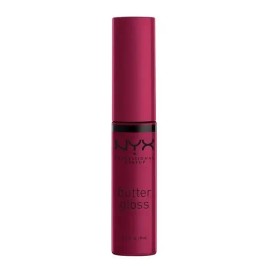 Labial Líquido Nyx Butter Gloss Cobertura Ligera A Media 8ml Color Devil's food cake