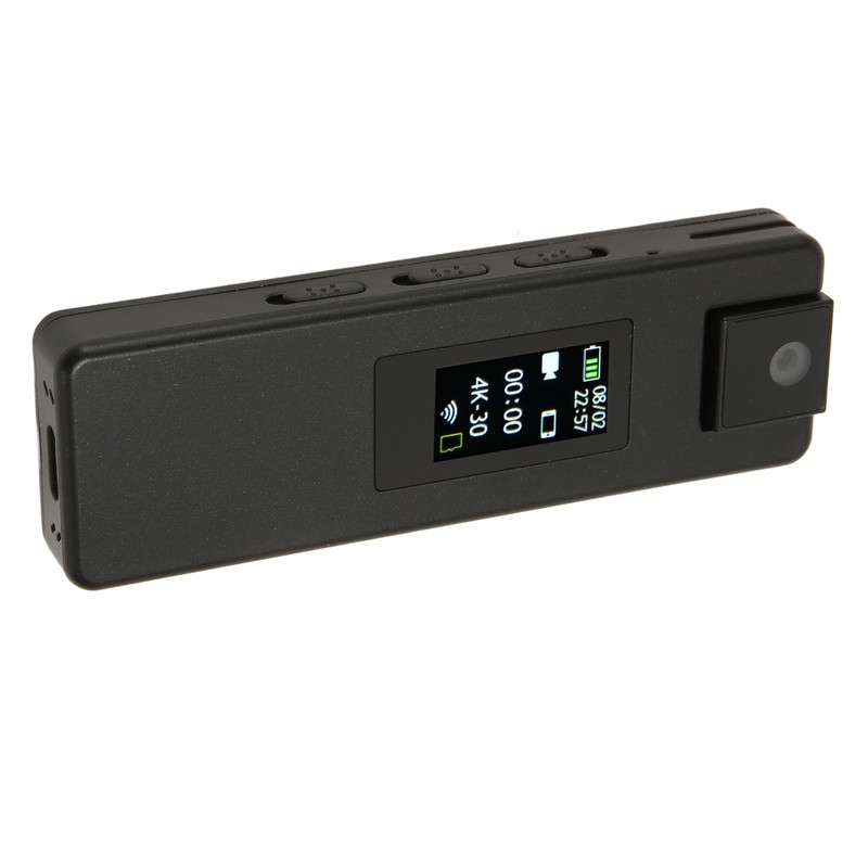 Body Worn Camera Wireless WiFi 4K Motion Monitoring Function Large