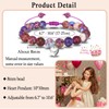 KORAS 13th Birthday Gifts for Girls, Heart Charm Beaded Bracelet