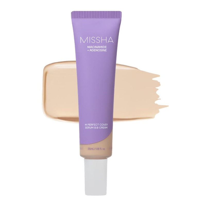 MISSHA M PERFECT COVER SERUM BB CREAM No.21 Light Beige,
