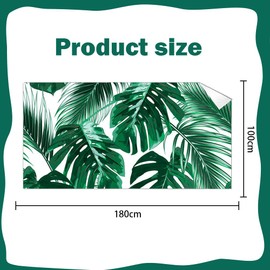 Microfibre Beach Towel, Beach Towel, Microfibre Beach Towels Swimming Towel for Swimming Camping Holiday Sports Travel Adults Beach Towel 180 x 100 cm Tropical Leaves