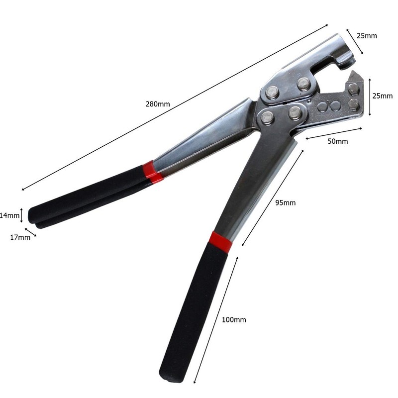 Profile Pliers 280 mm Crimping Pliers Crimping Pliers Drywall Pliers