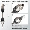 NEW Left & Right Front CV Axle Shaft Assembly fits