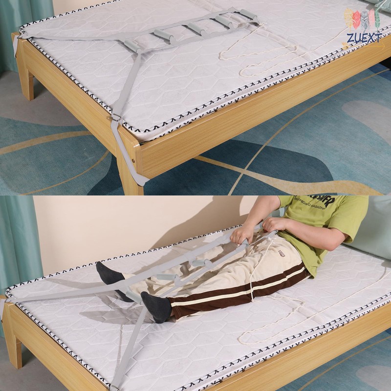 ZUEXT Bed Ladder Assist 160 inch Grey Pull Up Assist