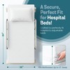 4 Pack Fitted Hospital Bed Sheets with Elastic All Around