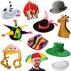 Funny Party Hats 6 Assorted Dress Up Costume & Party