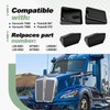 2Pcs Upper and 2Pcs Lower Hood Bumper Suppor Set Compatible