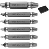 6-Piece Damaged Screw Extractor Set Easy Out Bolt & Stripped