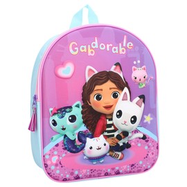 Vadobag Backpack 3D Gabby's Dollhouse Another Dimension 32 x 26 x 11 cm, purple, 32x26x11 cm