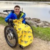 Bundlebean Children’s Wheelchair Cosy – Fleece‑Backed Waterproof Nylon, Front Hand-Warming