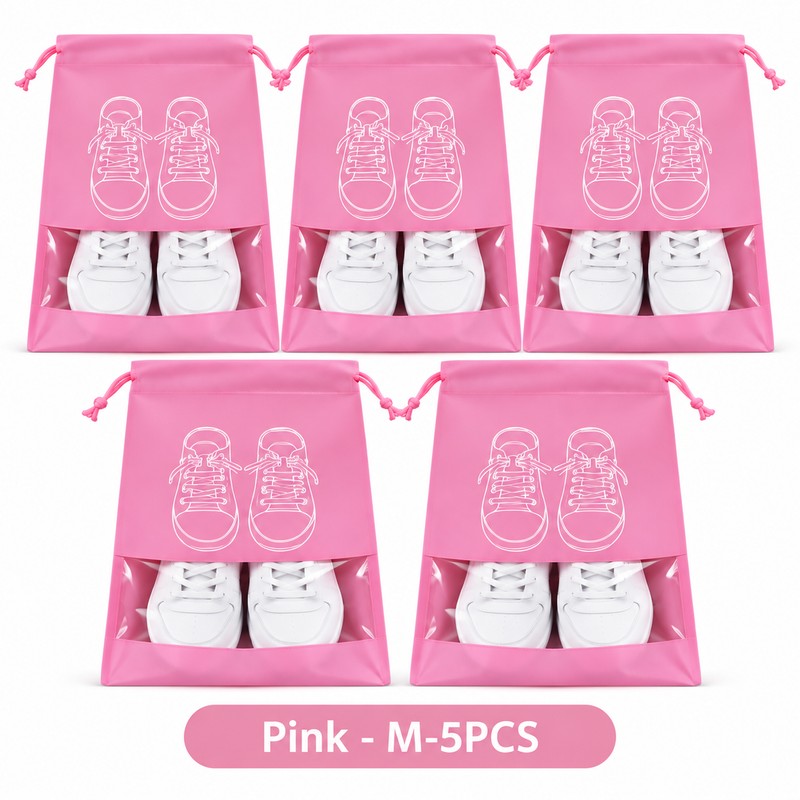 Non-Woven Shoe Storage Bags for Travel & Closet Organization –