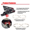 Goldfire Universal Vehicle Adjustable Quick Release Roll Bar Fire Extinguisher