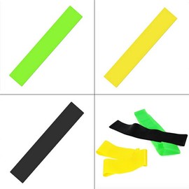 Happy J Bottari Home Training Thigh Yoga Band High Intensity Black 1P Stretching Color Portable Round Rubber Band / 해피J보따리 홈트레이닝 허벅지 요가밴드 고강도 블랙 1P 스트레칭 강도별 컬러 휴대용 원형 고무밴드