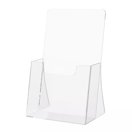 Marketing Holders 4.25" Tri-Fold Brochure Holder Pamphlet Display Stand Counter Table Top