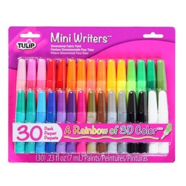I Love To Create Tulip Dimensional Fabric Paint Mini-Writer 30pcs, Multi, One Size
