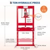 GarveeTech Hydraulic Press, 6 T Heavy Duty H-Frame Garage Floor