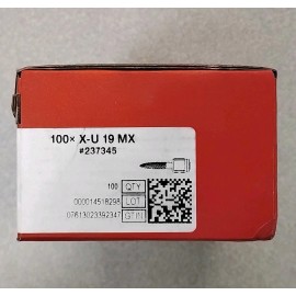 Hilti X-U 19 MX Collated Premium Fastener #237345 100 Count 3/4"-19mm