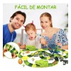 Pista De Juguetes De Dinosaurios De 279 Piezas Para Niños