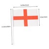 WHAMVOX 50pcs Handheld National Flag for Football Cheering Flags for