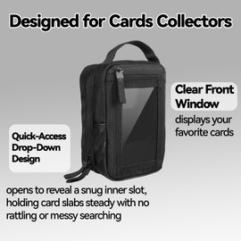 VANEST Sling Bag Compatible with Graded Cards and TCG Singles
