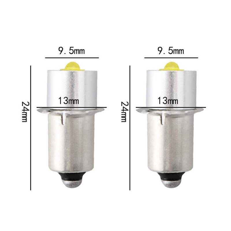 ShuoHui Upgrade LED Flashlight Bulb P13.5S 3V-12V LED Bulb 3V