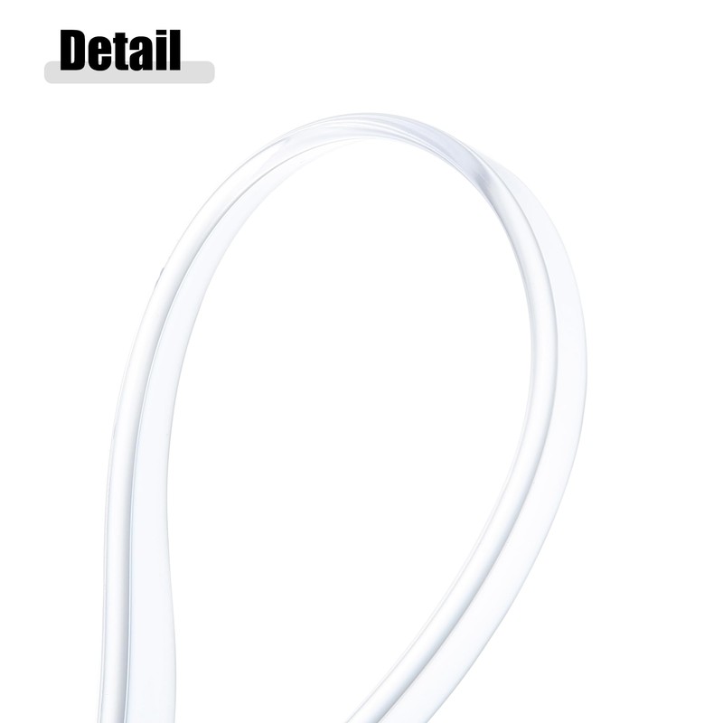 X AUTOHAUX 3.6mm 0.30" 2m 6.56ft Universal Skirt Side Glow