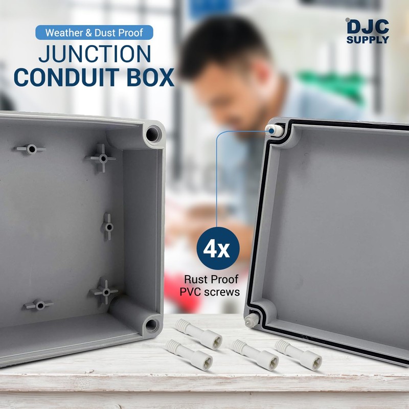 DJC Supply Co. 6" x 6" x 3" Weather &