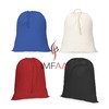 IMFAA Plain Drawstring/Sack/Stocking/Storage/Laundry/Muslin 100% Cotton Shopping Bags in 6 Sizes