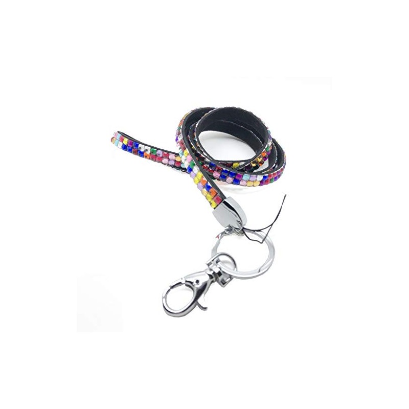 PCL Media ltd® Multi Coloured Bling Lanyard - Sparkly Lanyards