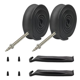 2 PCS Heavy Duty Bike Tubes 700x23/25C 48mm/60mm/80mm Road Bike Inner Tubes 700x25C 23-622 25-622 Presta Valve (2 PCS 60mm)