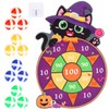 VEYLIN Kids Dart Board Set with 12 Sticky Balls