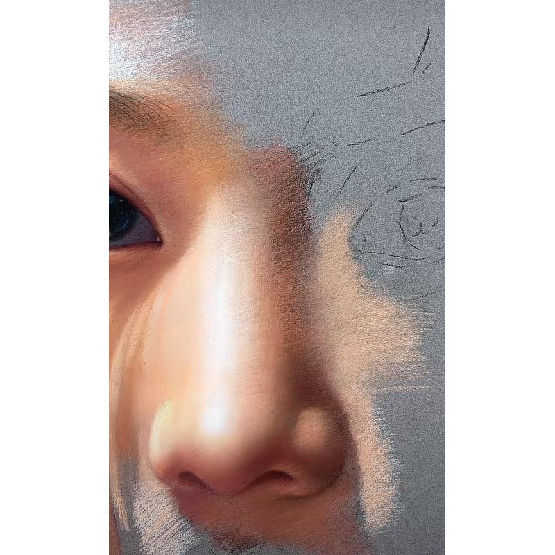 MAIMOUFIN Sanded Pastel Paper 5 Sheets of 5 Color Small