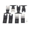 10Pcs Oscillating Saw Blades Universal Quick Release Tool Accessories Kit