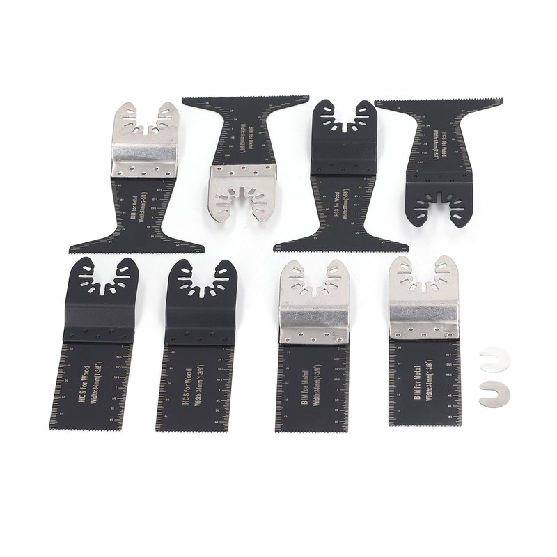 10Pcs Oscillating Saw Blades Universal Quick Release Tool Accessories Kit