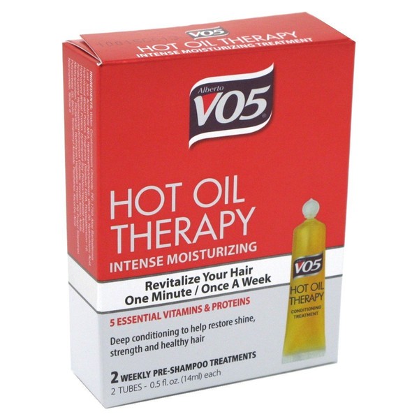 V05 Moisturizing Hot Oil, 2 tubes, 0.5 oz