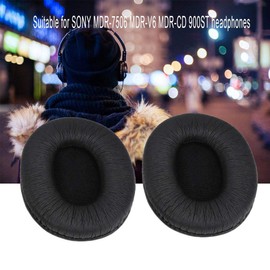 Wendry Earphone Ear Pads,Bass Enhancement,Soft and Comfortable Sponge,Easy to Install for Earphone Ear Pads Cotton Cushion for MDR-7506 MDR-V6 MDR-CD 900ST