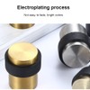 SEIWEI Door Stop, 45mm Heavy Duty Round Stainless Steel for