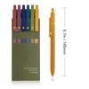 YOXMJDB Gel Pens, 6 Pcs 0.5mm Fine Point Smooth Writing