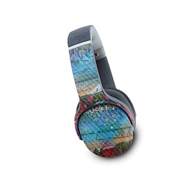 MightySkins Carbon Fiber Skin Compatible with Skullcandy Crusher Evo Wireless - Tropical Resort | Protective, Durable Textured Carbon Fiber Finish | Easy to Apply