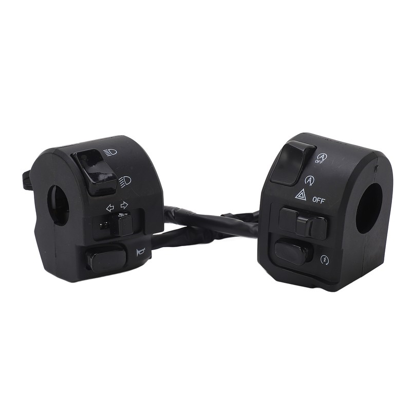Motorcycle Handlebar Switch 7/8inch Light Trumpet Universal Handlebar Switch Replacement