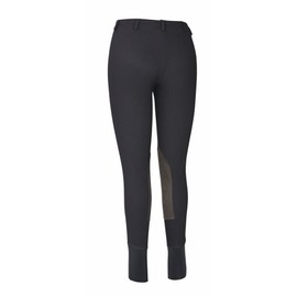 TuffRider Women's Ribb Lowrise Pull-On Breeches, Black, 28