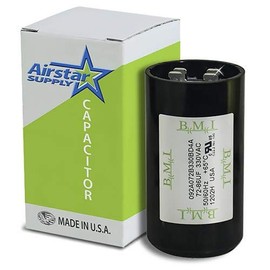 72-86 uF x 330 VAC - BMI Start Capacitor - # 092A072B330BD4A - Made in The USA
