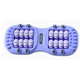 1Pcs Fußroller Muskelregeneration Fußroller Plantarfasziitis Dual Foot Massager Rolle33 x 14 x 4.2 cm, kombiniert,Knet- und Rollmassage Einem,Unverzichtbar Steifen Fußsohlen,Yoga, Fitness (Lila)