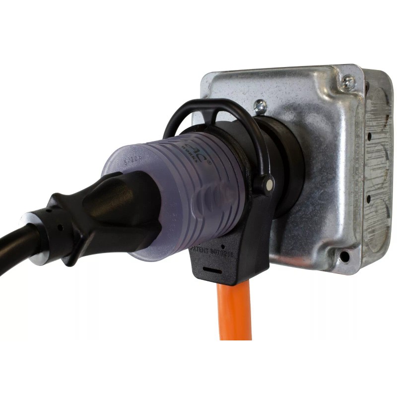 AC WORKS® 30A Piggy-Back TT-30 Plug to NEMA 5-20 Household