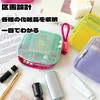 QEZEZA Makeup Pouch, Storage Pouch, Large Capacity, Travel Bag, Square