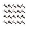 monofive M5 Cosmetic Screws, Rack Mount Screws, Steel Type, 20