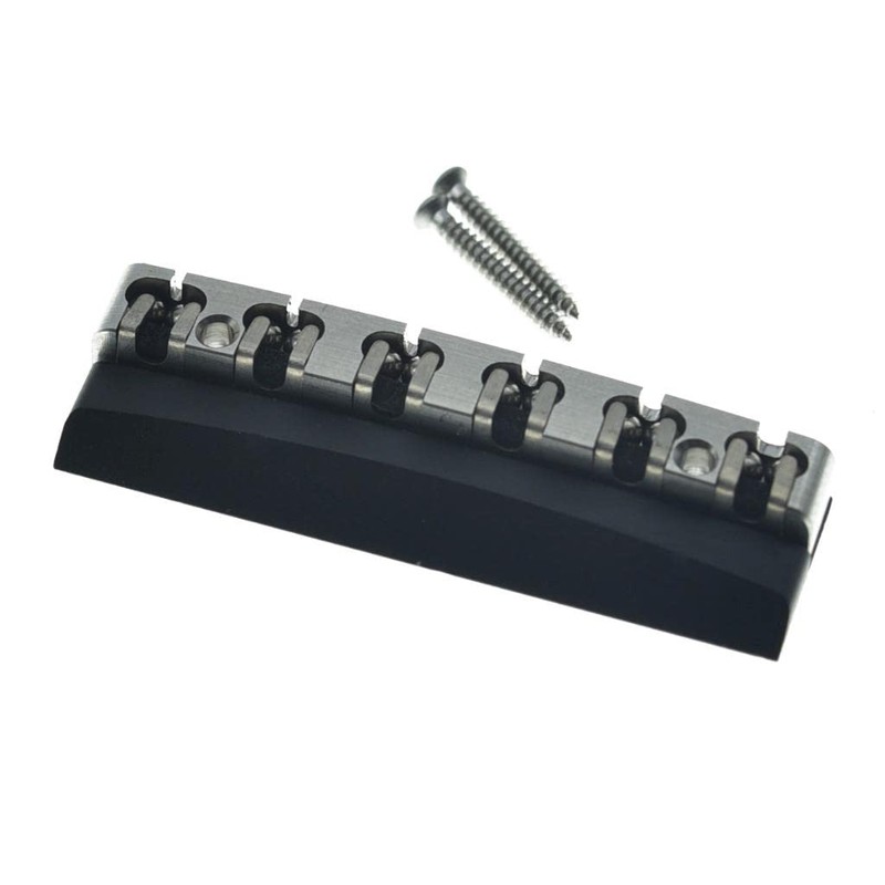 KAISH Stainless Steel Guitar Nut Electric Guitar Roller Nut for