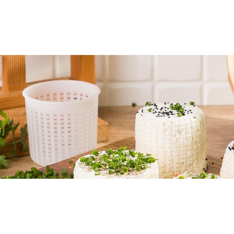 AlcoFermBrew 10 x Cheese Moulds 8 x 8 cm -